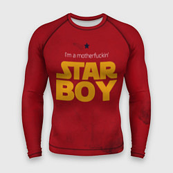 Рашгард мужской The Weeknd - Star Boy, цвет: 3D-принт