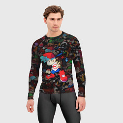 Рашгард мужской Friday Night Funkin Парень, цвет: 3D-принт — фото 2
