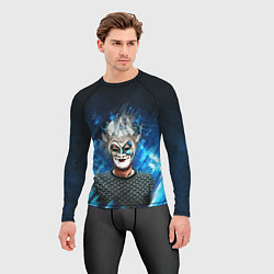 Рашгард мужской Boris Brejcha Blue, цвет: 3D-принт — фото 2