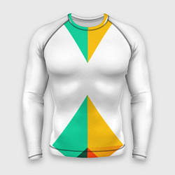 Рашгард мужской Треугольники, цвет: 3D-принт