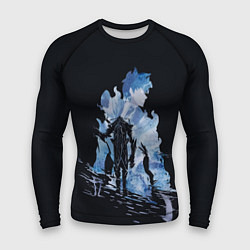 Мужской рашгард Solo leveling силуэт