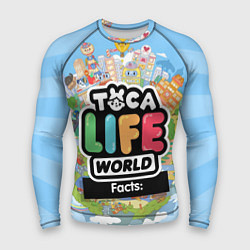 Рашгард мужской Toca Life World, цвет: 3D-принт