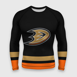 Рашгард мужской Anaheim Ducks Анахайм Дакс, цвет: 3D-принт