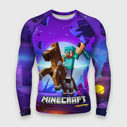 Рашгард мужской Minecraft на коне!, цвет: 3D-принт