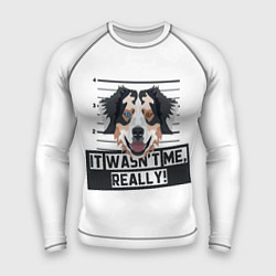 Рашгард мужской Австралийская Овчарка Australian Shepherd, цвет: 3D-принт