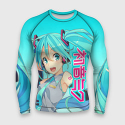 Мужской рашгард Hatsune Miku Мику Хацунэ