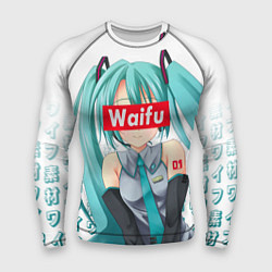 Рашгард мужской Waifu - Hatsune Miku, цвет: 3D-принт