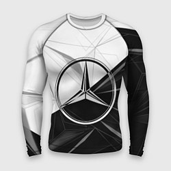 Мужской рашгард MERCEDES-BENZ МЕРСЕДЕС-БЕНЗ BLACK AND WHITE