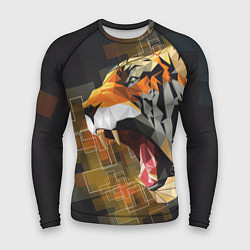 Рашгард мужской Тигр в гневе, цвет: 3D-принт
