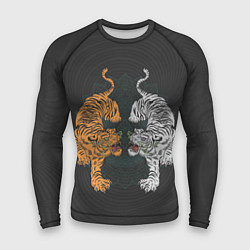 Рашгард мужской Два тигра, цвет: 3D-принт