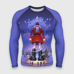 Рашгард мужской New Years Nutcracker giant, цвет: 3D-принт