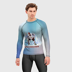 Рашгард мужской Хоккеист Александр Овечкин, цвет: 3D-принт — фото 2