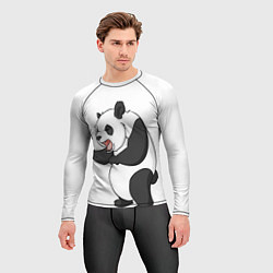 Рашгард мужской Взрывная панда, цвет: 3D-принт — фото 2