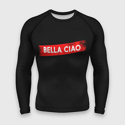 Рашгард мужской BELLA CIAO БУМАЖНЫЙ ДОМ, цвет: 3D-принт