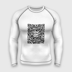 Рашгард мужской Я QR-кот, гуляю где вздумается!, цвет: 3D-принт