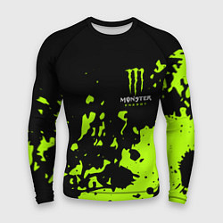 Мужской рашгард Monster Energy green