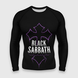 Рашгард мужской Black Sabbat Cross, цвет: 3D-принт