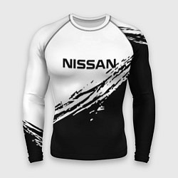 Рашгард мужской Nissan ниссан, цвет: 3D-принт