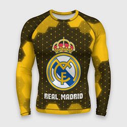 Рашгард мужской РЕАЛ МАДРИД Real Madrid Графика, цвет: 3D-принт