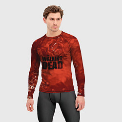 Рашгард мужской Walking dead - кровь, цвет: 3D-принт — фото 2