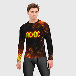 Рашгард мужской ACDC Neon, цвет: 3D-принт — фото 2