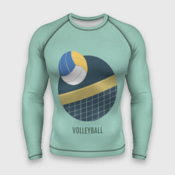 Рашгард мужской Volleyball Спорт, цвет: 3D-принт