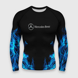 Рашгард мужской Mercedes-Benz Fire, цвет: 3D-принт
