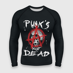 Мужской рашгард Punks Not Dead Анархия