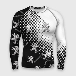 Рашгард мужской Peugeot pattern львы, цвет: 3D-принт
