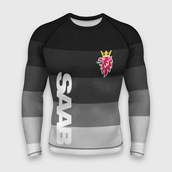 Рашгард мужской SAAB СААБ ГРАДИЕНТ, цвет: 3D-принт