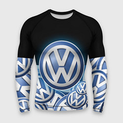 Рашгард мужской Volkswagen Большое лого паттерн, цвет: 3D-принт