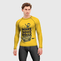 Рашгард мужской Make Some Noise музыка, цвет: 3D-принт — фото 2