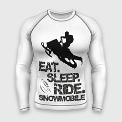 Мужской рашгард EAT SLEEP RIDE SNOWMOBILE