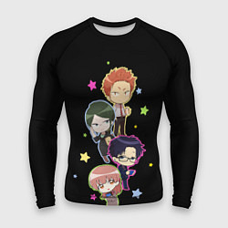 Рашгард мужской Wotaku ni Koi wa Muzukashii, цвет: 3D-принт