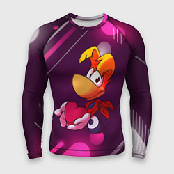 Мужской рашгард Rayman держит сердце в руках