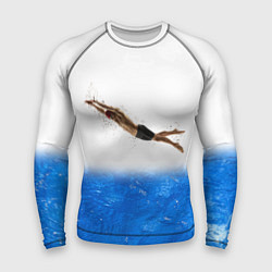 Мужской рашгард Спортивное плавание Aqua sport