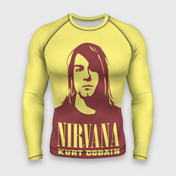 Мужской рашгард Nirvana - Kurt Cobain