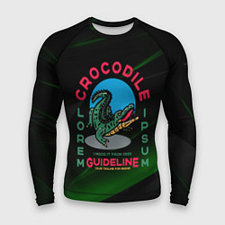 Рашгард мужской Crocodile Крокодил, цвет: 3D-принт