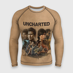 Рашгард мужской Uncharted Анчартед, цвет: 3D-принт