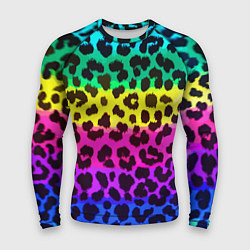 Мужской рашгард Leopard Pattern Neon