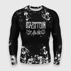 Мужской рашгард LED ZEPPELIN texture вода