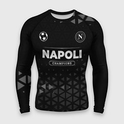 Рашгард мужской Napoli Форма Champions, цвет: 3D-принт