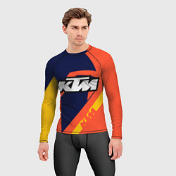 Рашгард мужской KTM VINTAGE SPORTWEAR, цвет: 3D-принт — фото 2
