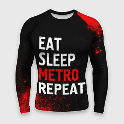 Мужской рашгард Eat Sleep Metro Repeat Арт