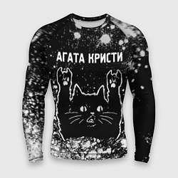 Рашгард мужской Агата Кристи Rock Cat FS, цвет: 3D-принт