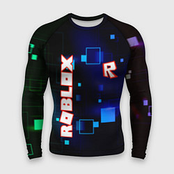 Рашгард мужской ROBLOX неоновые кубики, цвет: 3D-принт