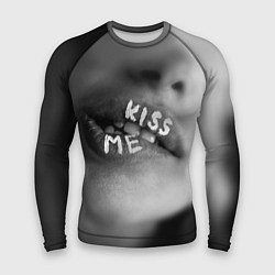 Рашгард мужской Kiss- me, цвет: 3D-принт