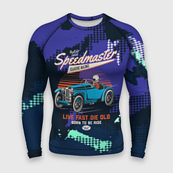 Рашгард мужской Speed Master Гонщик, цвет: 3D-принт