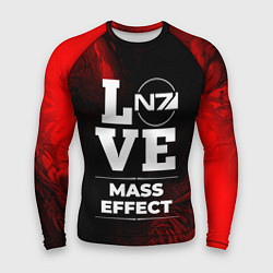 Рашгард мужской Mass Effect Love Классика, цвет: 3D-принт
