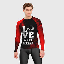Рашгард мужской Mass Effect Love Классика, цвет: 3D-принт — фото 2
